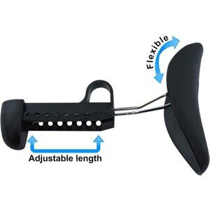 New! 4 pairs Durable Form Plastic Shoe Tree Practical Boot Shoe Stretcher Black